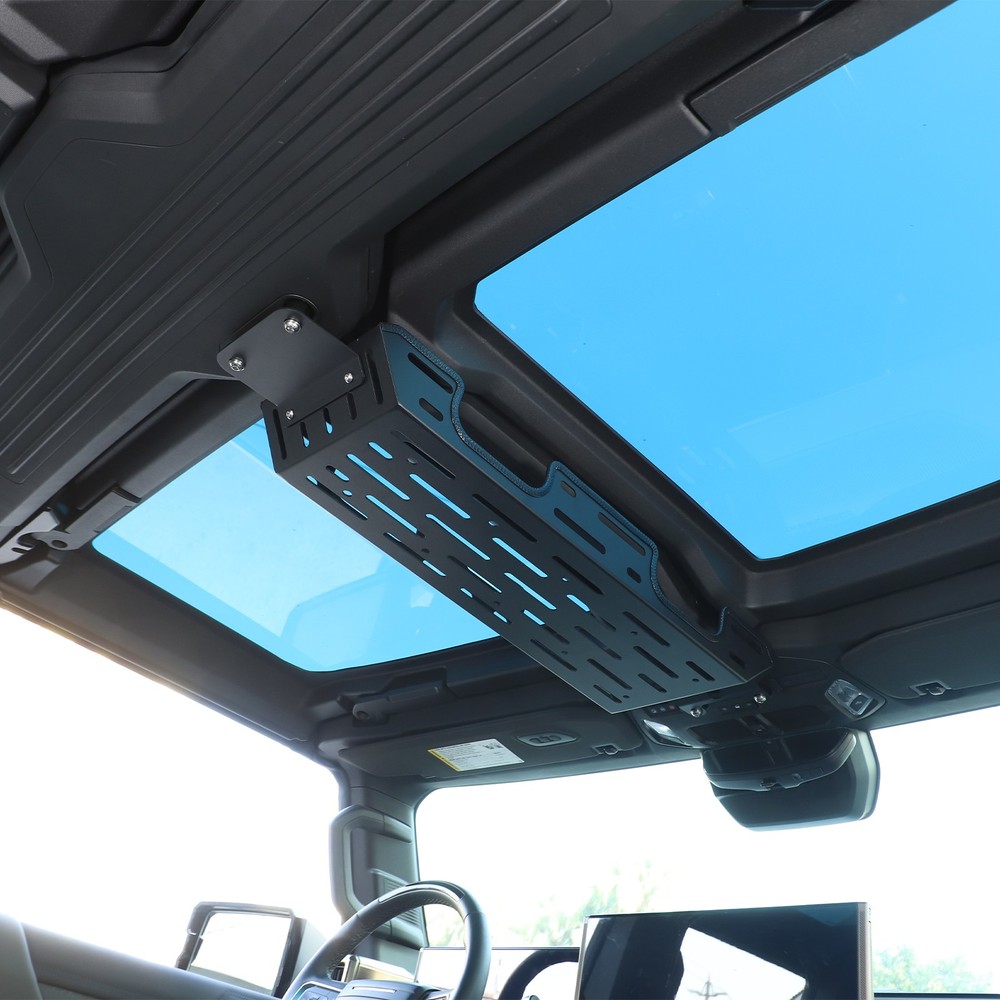Fits 2024+ Hummer EV Overhead MOLLE Panel Organizer Storage Bracket Shelf Basket