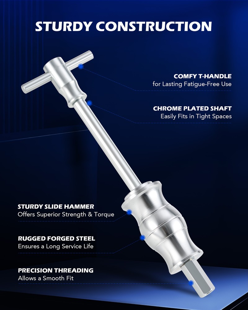 OMT 2 in 1 Blind Hole Inner Bearing Puller & Custom Bushing Driver Tool Set