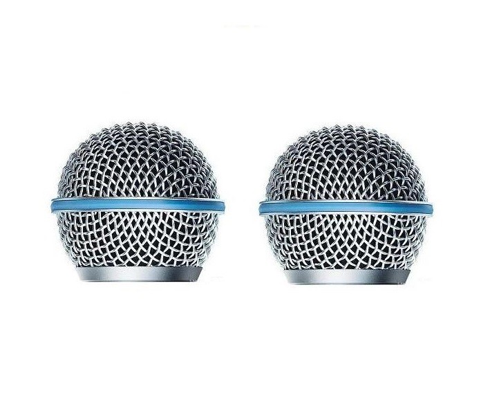 2 Pack Microphone Grille for BETA 58A - Vocal Microphone Shure With Windscreen