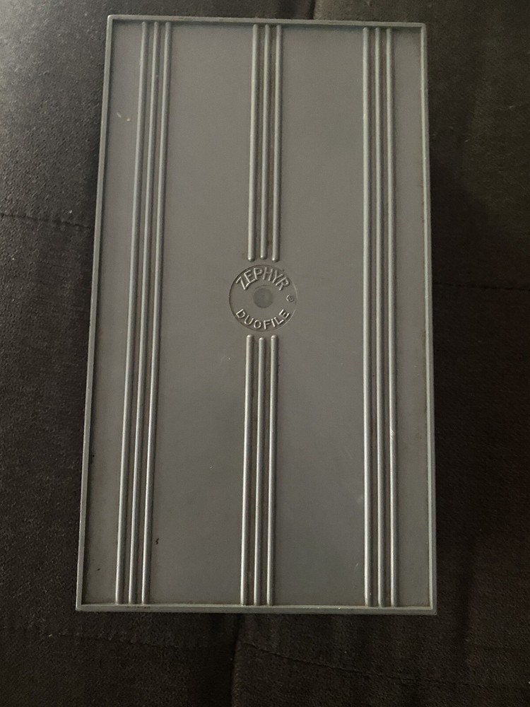 Vintage Zephyr Duofile Slide Storage Box--100 Slide Capacity
