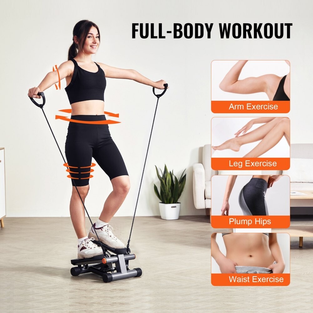 Mini Stepper with Resistance Bands