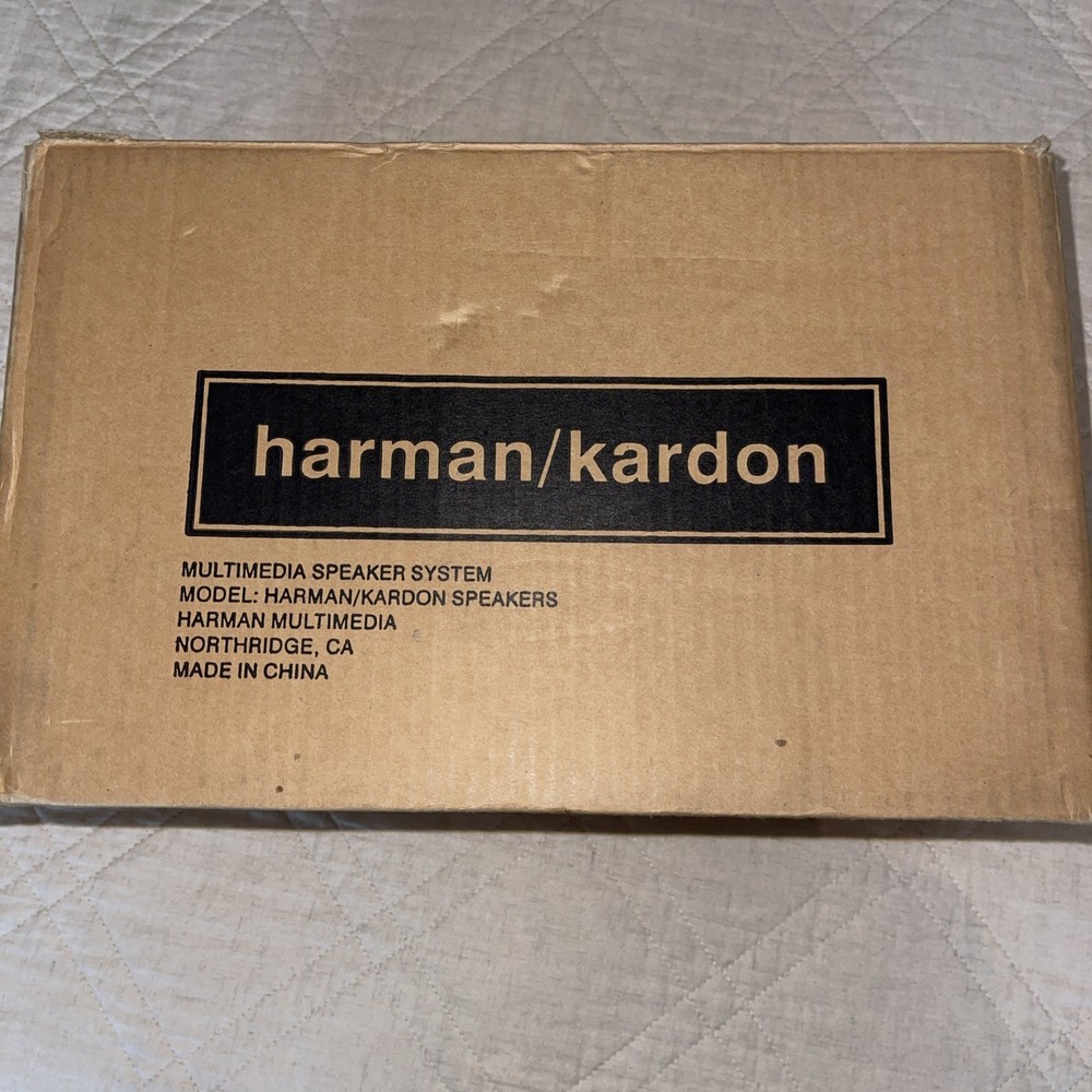 Harman Kardon HKS Multimedia Computer Speaker System w/ AC Adapter New in Box