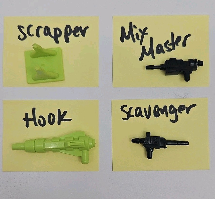 Transformers DEVASTATOR Head And Parts Weapons Accessories