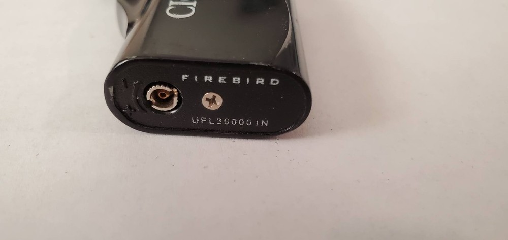 Firebird Cigar Torch Lighter Black w Jet Flame -Used, Works