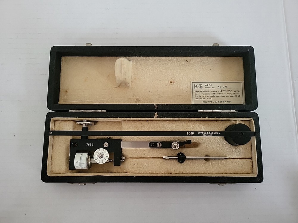 Keuffel & Esser 4236M Drafting Tool Compensating Polar Plainimeter LOW SERIAL #