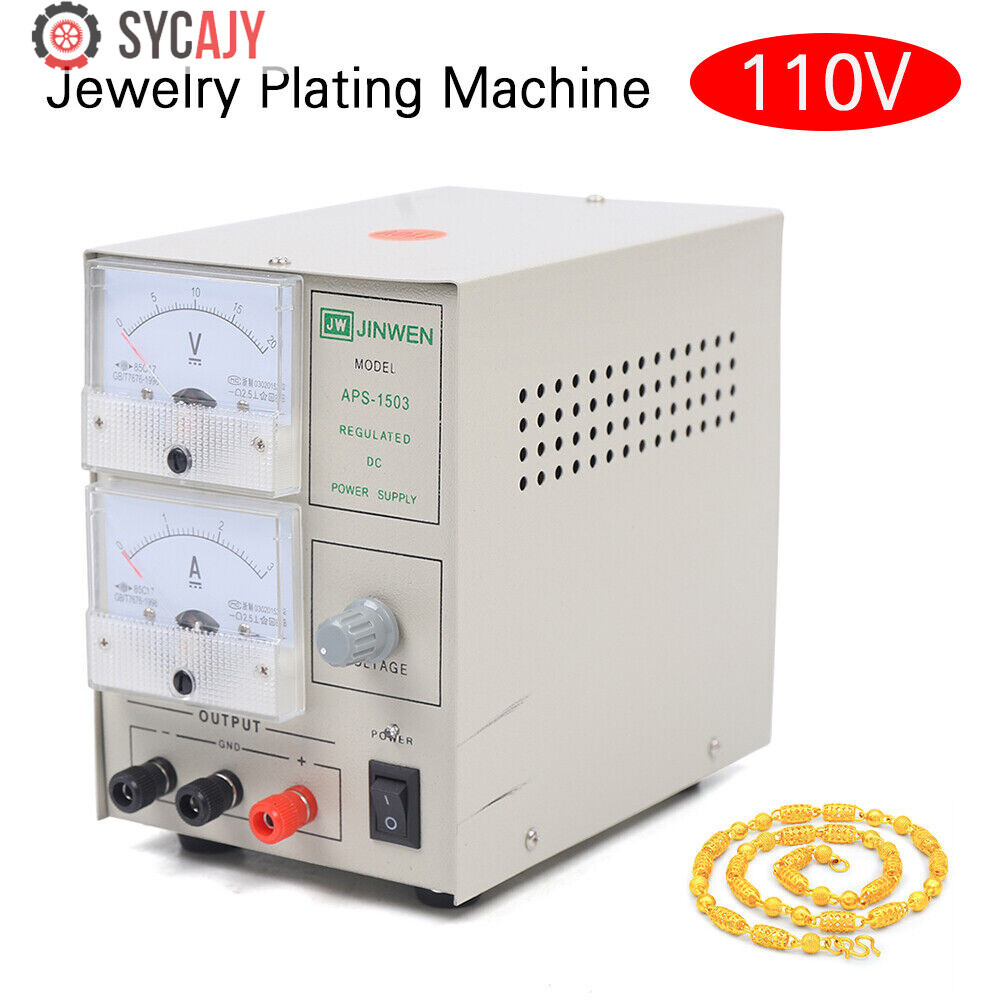 Plating Machine Gold Silver Electroplating kit Plater Jewelry Processing Tool!