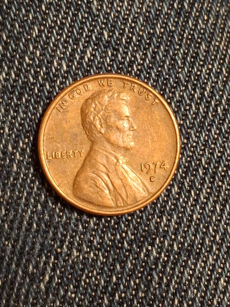 1974 d mint penny