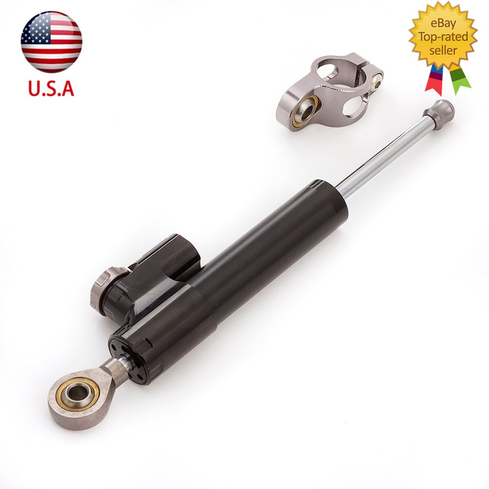 255mm CNC Shock Steering Damper Linear Stabilizer Reversed Safety Control Adjust