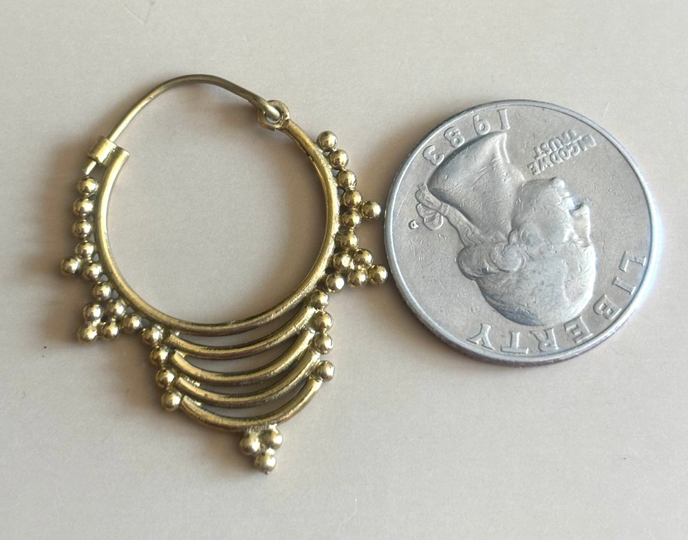 Brass Jumka Drop Earring