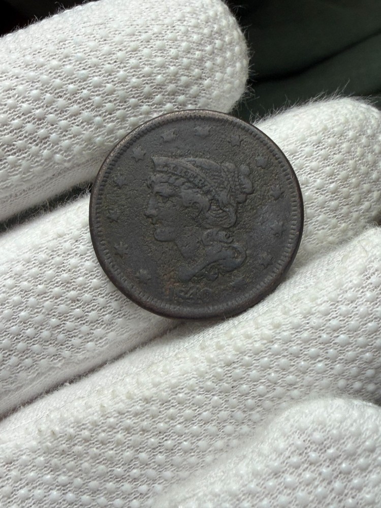1840 Large Cent Large Date US Type Coin