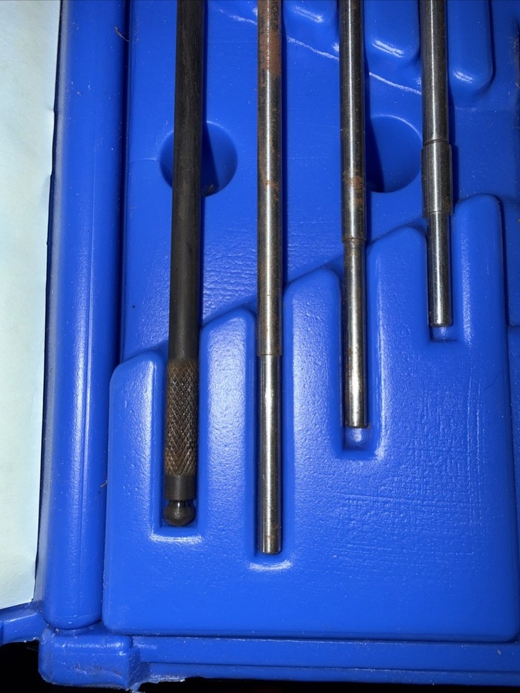 Central Tools Inside Micrometer Rod Type No 85 Complete Set Box, 2”-8” Instr.