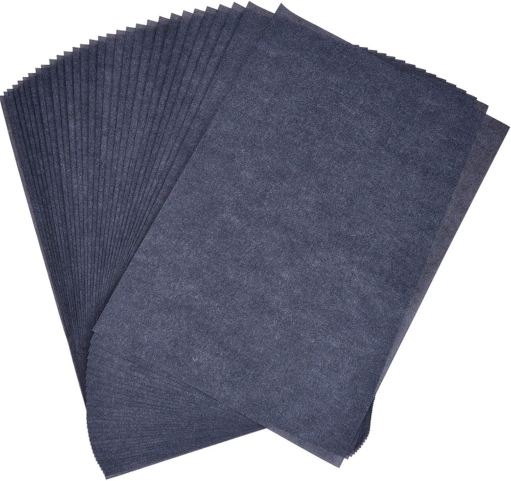 Erasable 30 Pack Graphite Carbon Copy Tracing Paper - 9x13 Inch Versatile Sheets