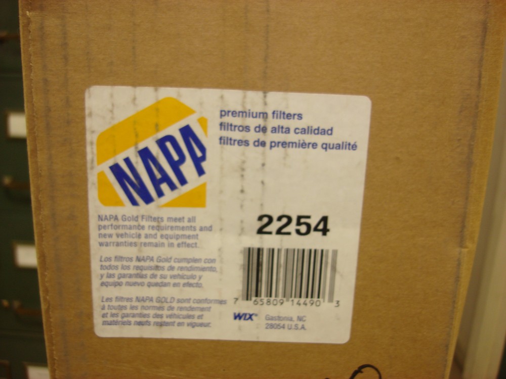 NAPA 2254 air filter  (same as wix 42254)