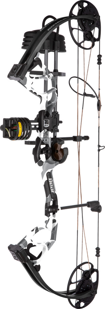 Bear Royale RTH Package RH 50lb Fred Bear Whiteout/Black