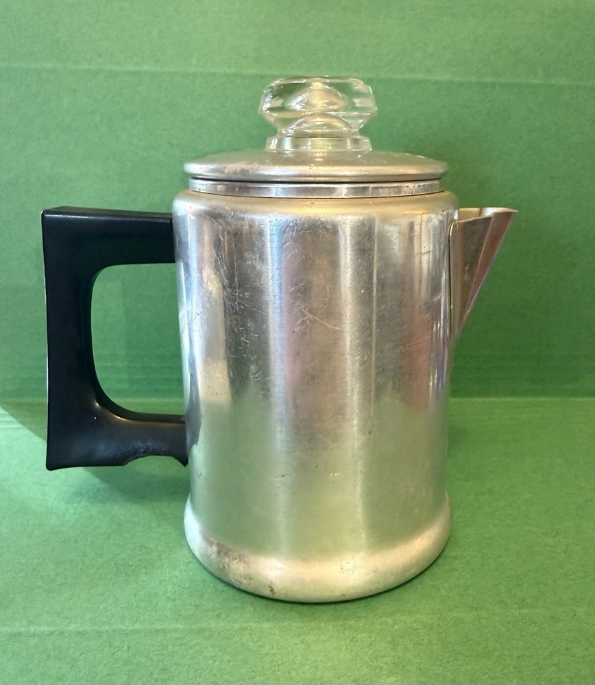 Vintage Two Cup Aluminum Coffe Maker