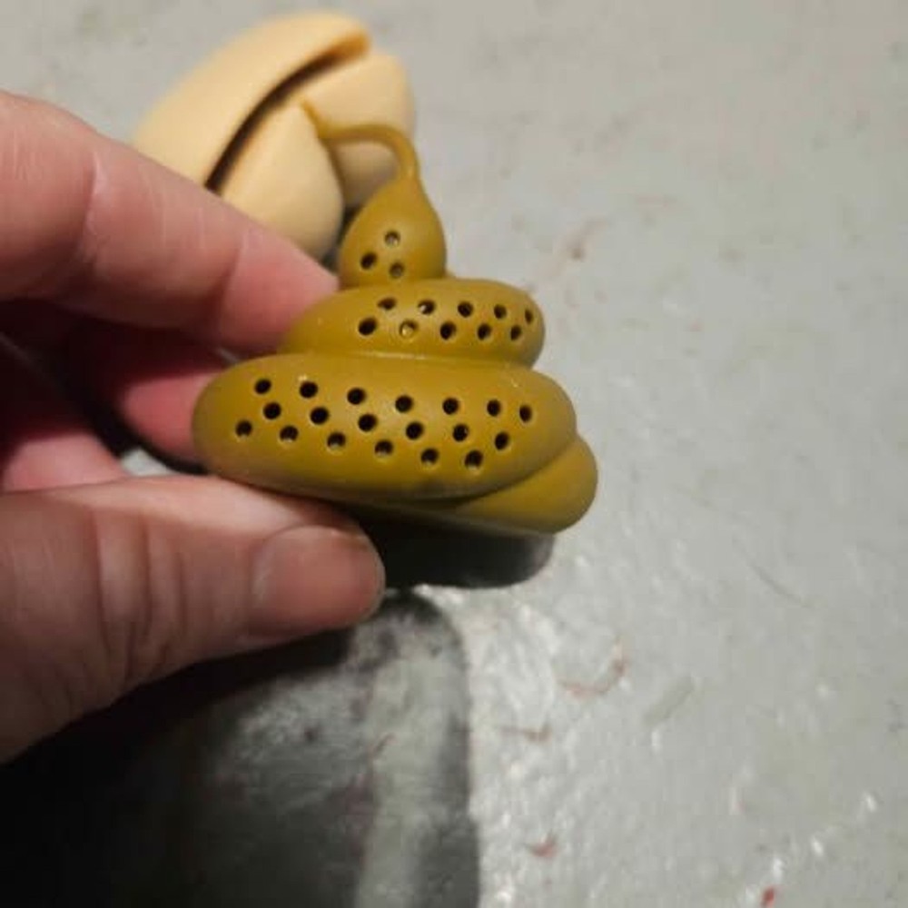 Funny Poop Shaped Loose Tea Leaf Infuser