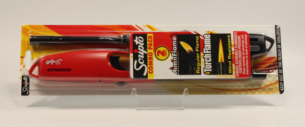 Scripto Aim N Flame Multi-Purpose Lighter 2 Pack, Various Color Options NEW