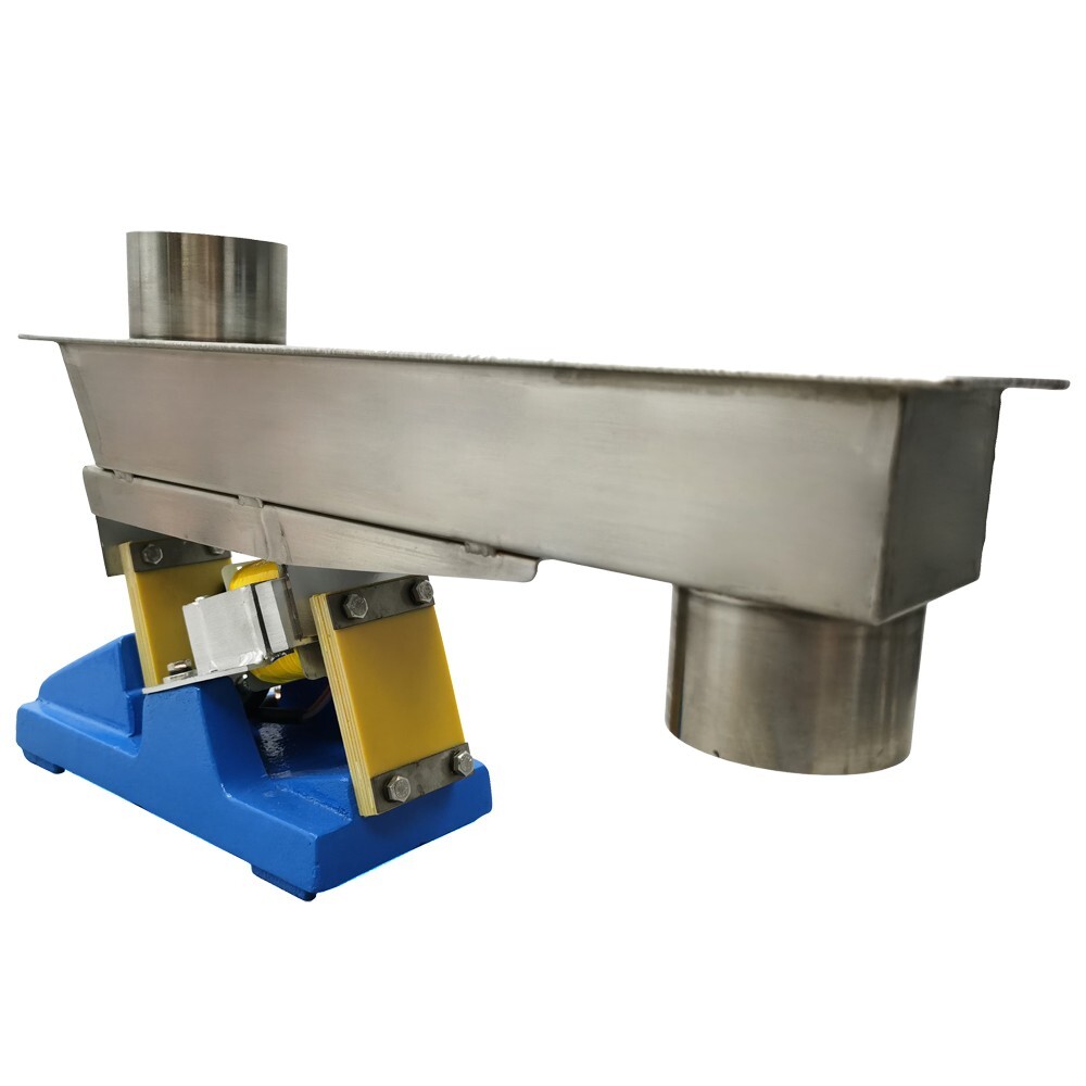 Small Electromagnetic Closed Vibration Feeder Feeding Machine W/ Controller 110V