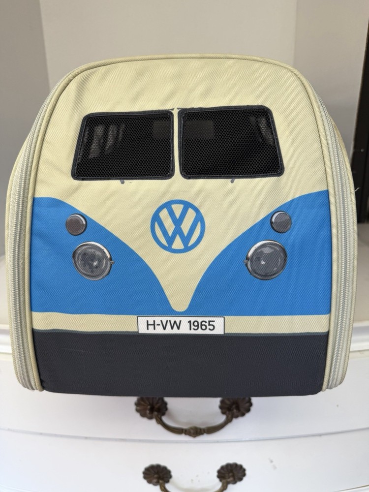 VW Blue And White Pet Carrier