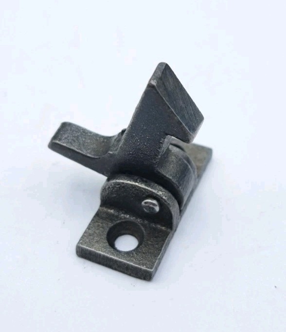 Antique Small Spring Loaded Door Latch Cupboard Pantry Lock Cast Iron Hardware
