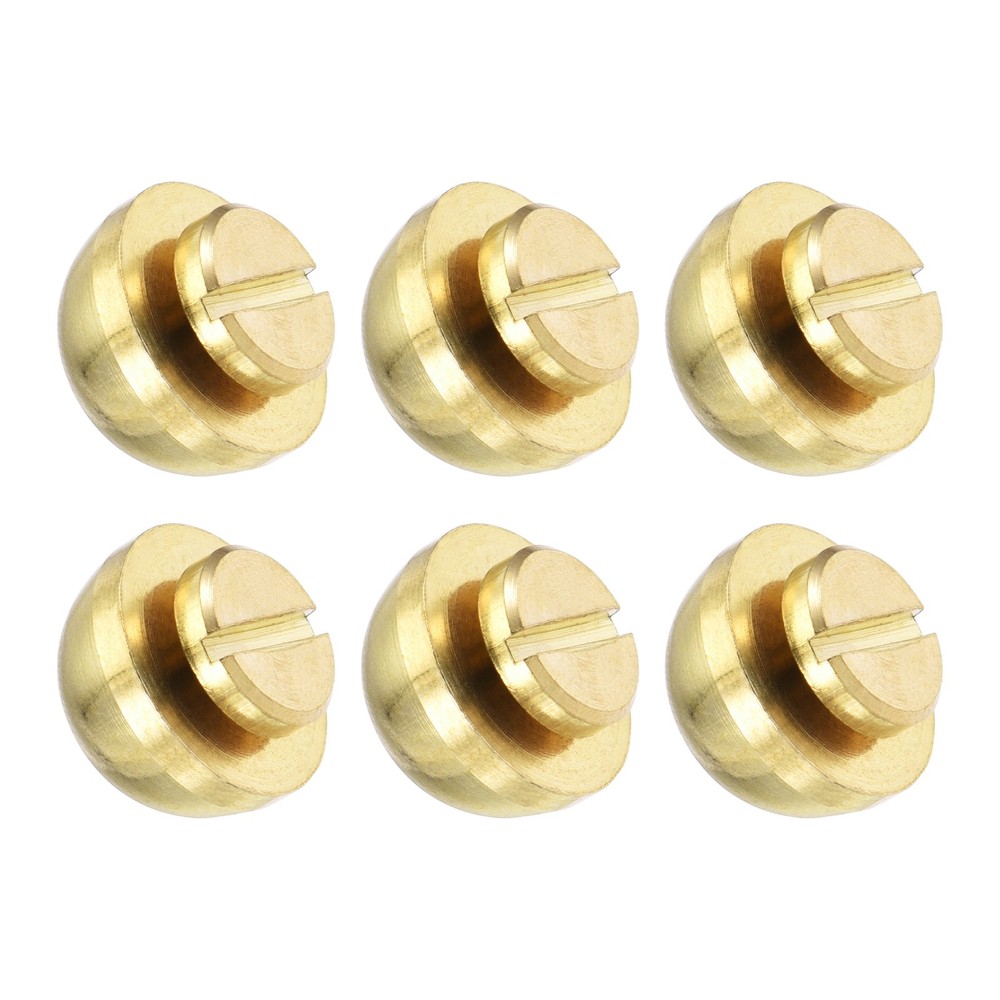 Screw Back Stud Spike (12x7mm) 6pcs, Round Head Stud Rivets