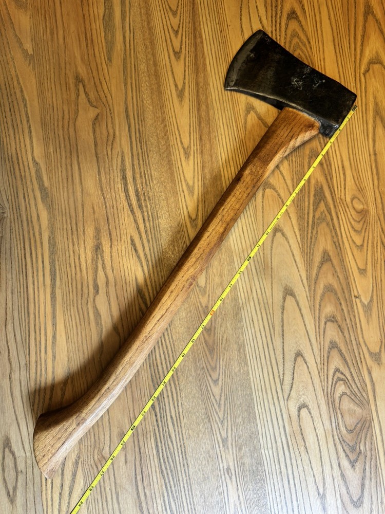 Vintage Rafting Pattern Felling Axe