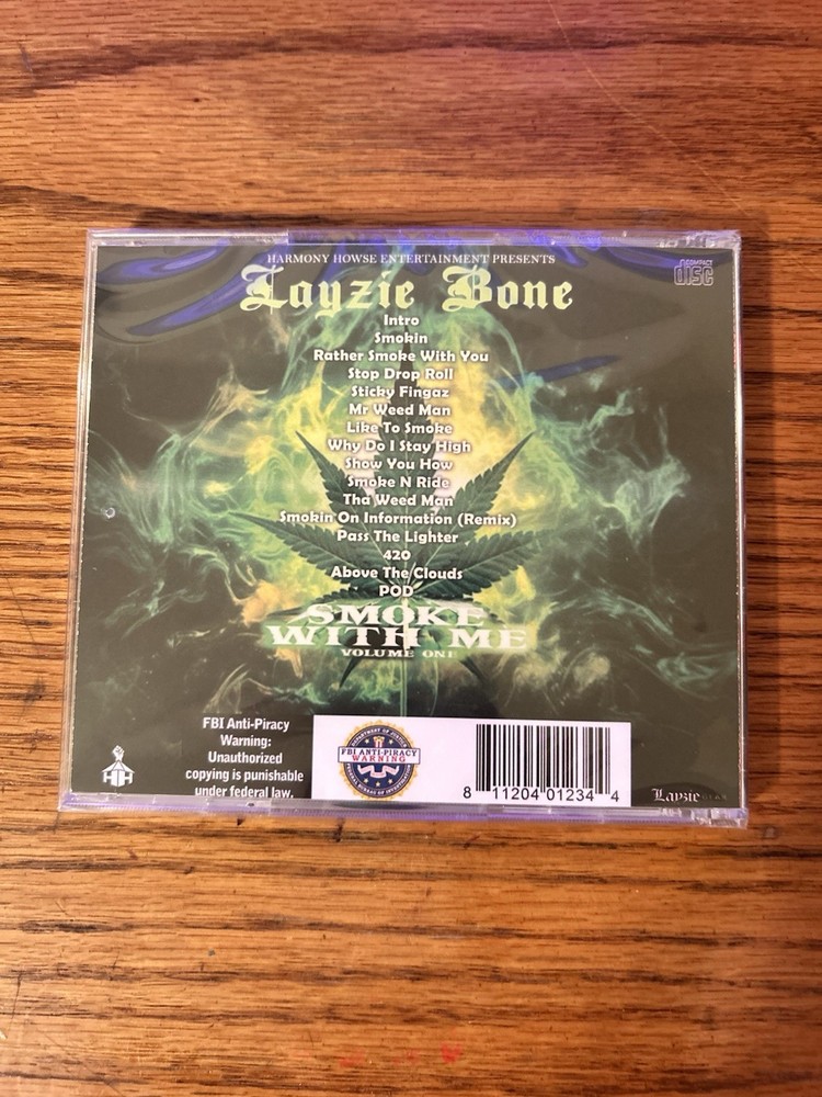Layzie Bone Smoke With me Volume One Cd