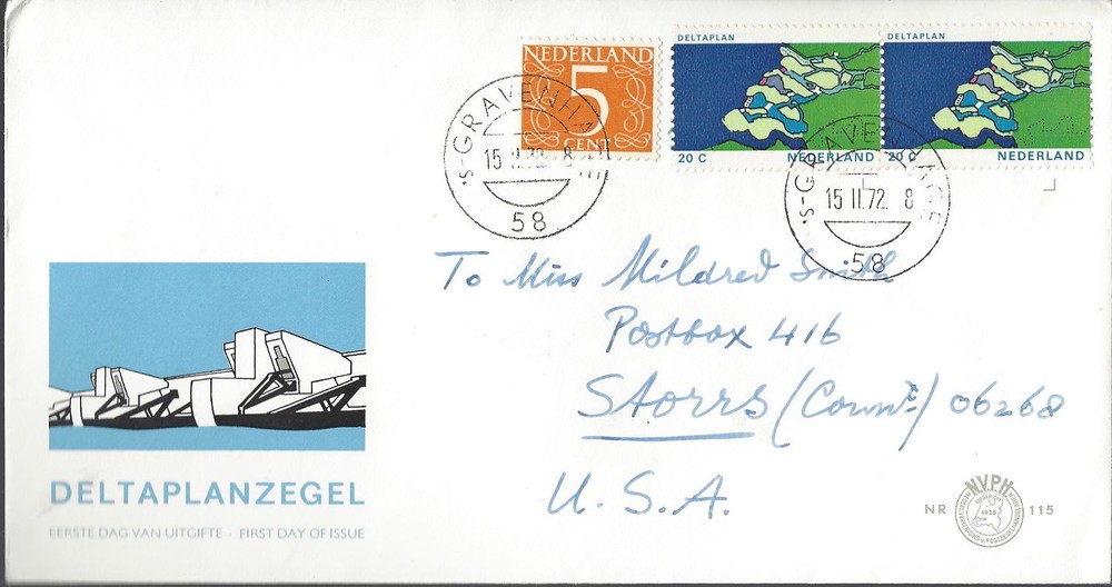 1971 Europe Deltaplanzegel FDC