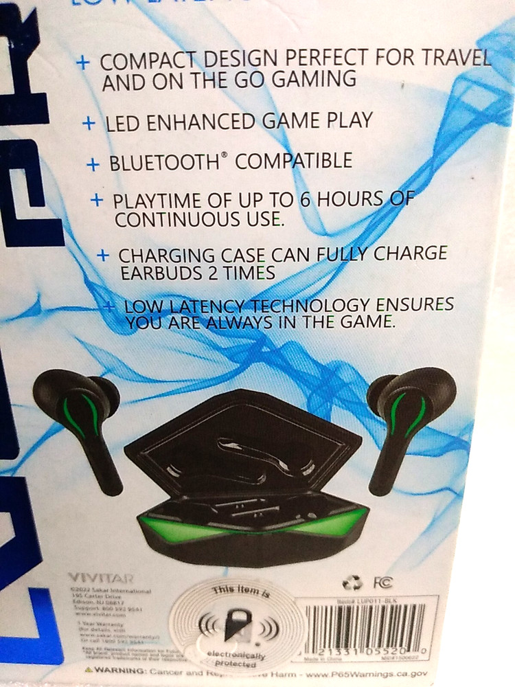 LVUP GAMING EARBUDS CHARGING REPLACEMENT CASE (CASE ONLY)