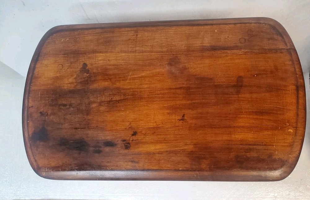 Vintage American Maple 2 Tier Accent Side Table