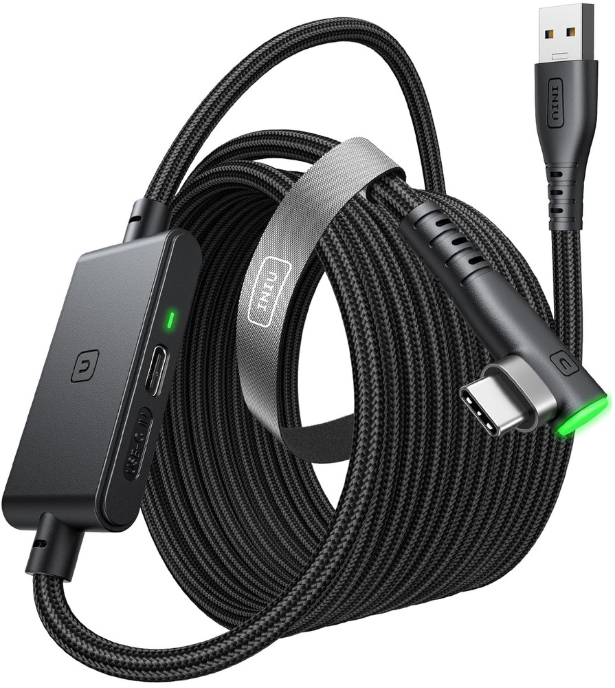 Link Cable with Charging [16Ft] for Meta Quest 3/3S, Oculus Quest 2/Pro, P