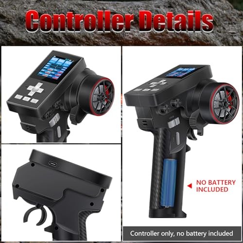 GOUPRC Racing RC Transmitter Screen Remote Controller 8CH 2.4GHz & Receiver