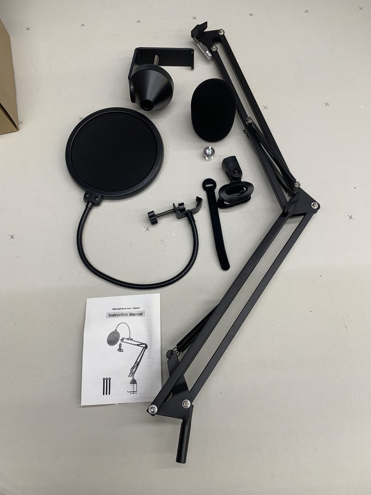 microphone swing arm clamp on stand