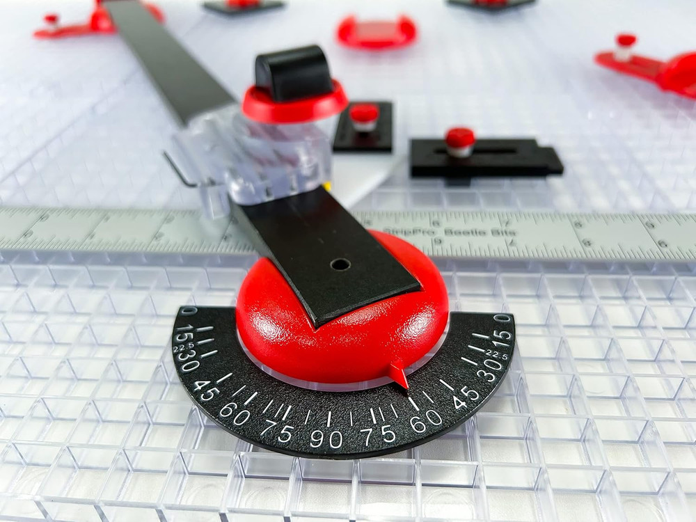 Ultra Beetle Bits Everything Glass Cutting System - Complete with 6-Pack Waffle