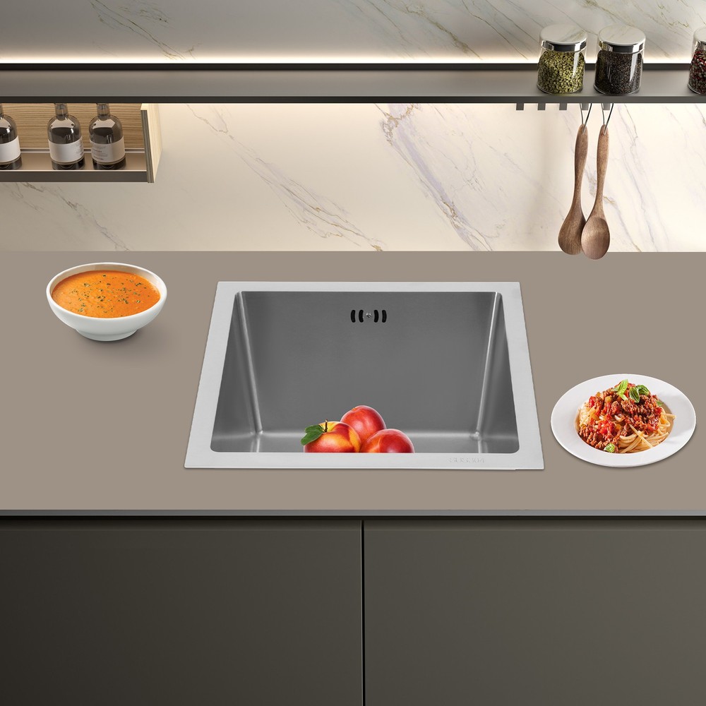 Multifunctional Kitchen Sink Undermount Sink Stainless Steel Rectangular Sink ﻿