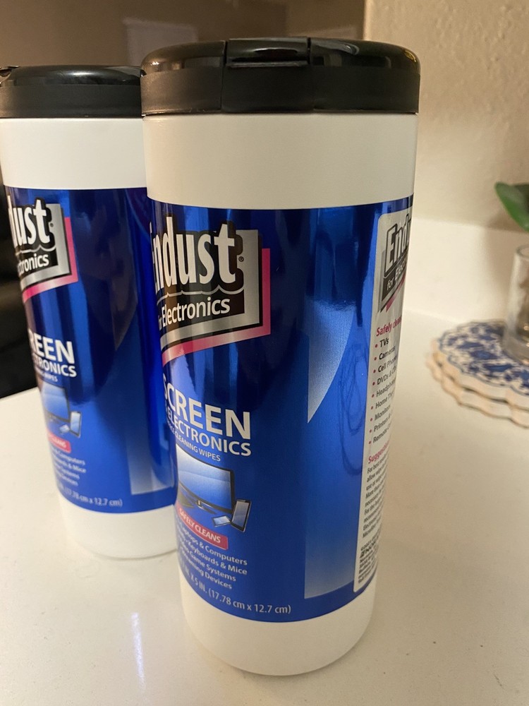 Endust For Electronics; Cleaning Wipes for Screens & Electronics Surfaces 2 pks