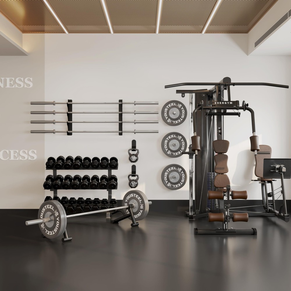 Kettlebell Rack Heavy Duty Storage Holders Wall Mount Kettlebell...