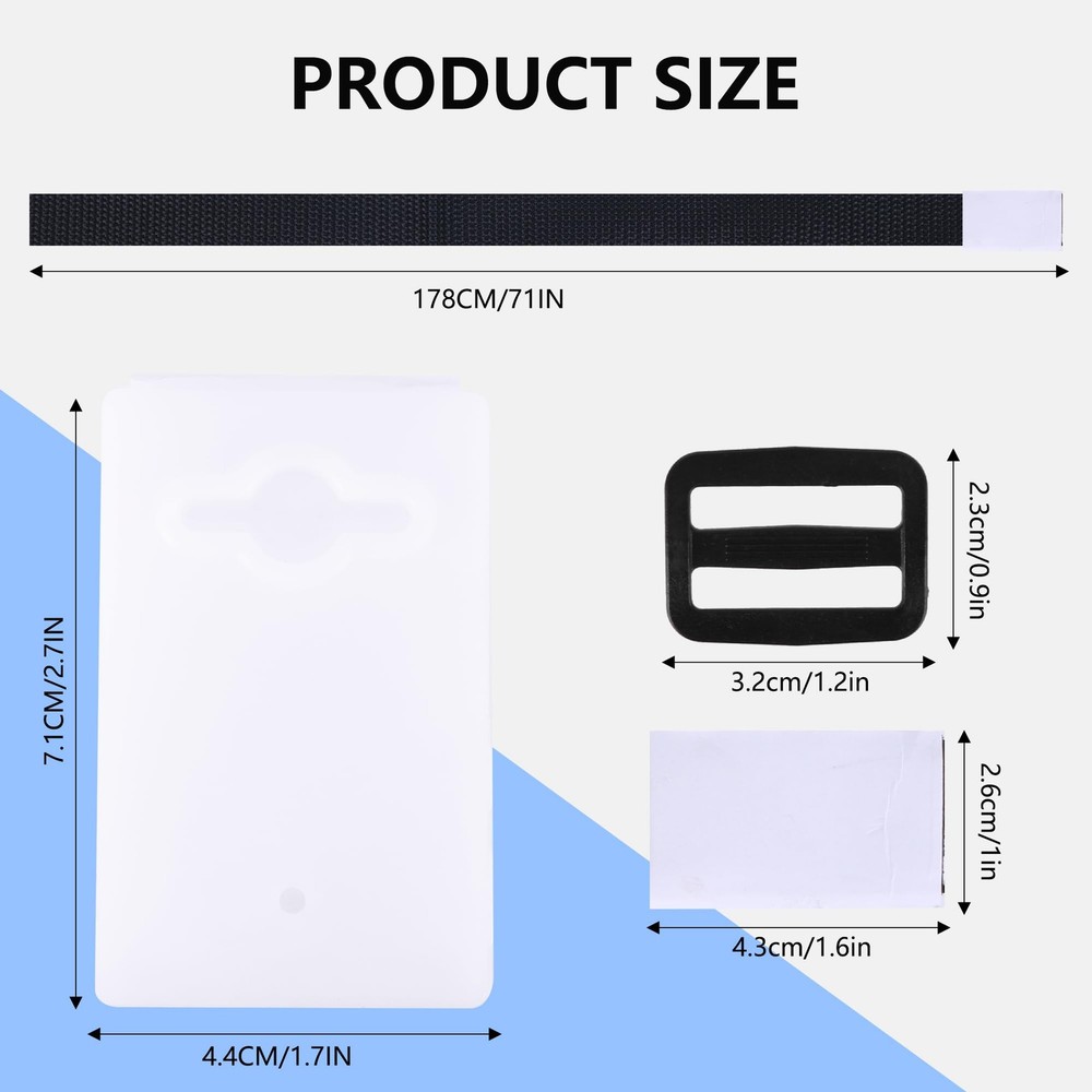 18Pcs Pool Solar Cover Reel Attachment Kit, Width: 10ft to 24ft, 18 Pcs