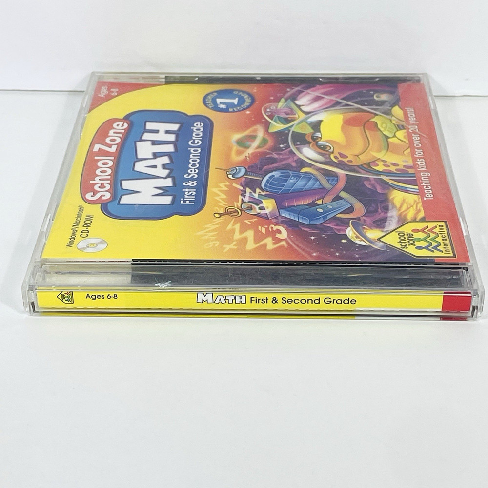 School Zone Math First & Second Grade PC CD-ROM for Windows and Macintosh