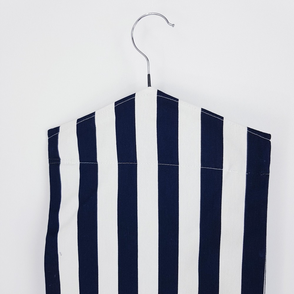 Peg Bag Handmade Black White Striped Classic Lined Laundry Clothes Peg Holder