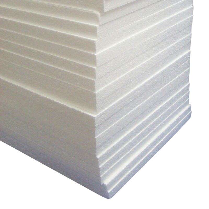 WHITE FOAM PACKING SHEETS ALL SIZES/ANY QTY POLYSTYRENE INSULATION BOARDS
