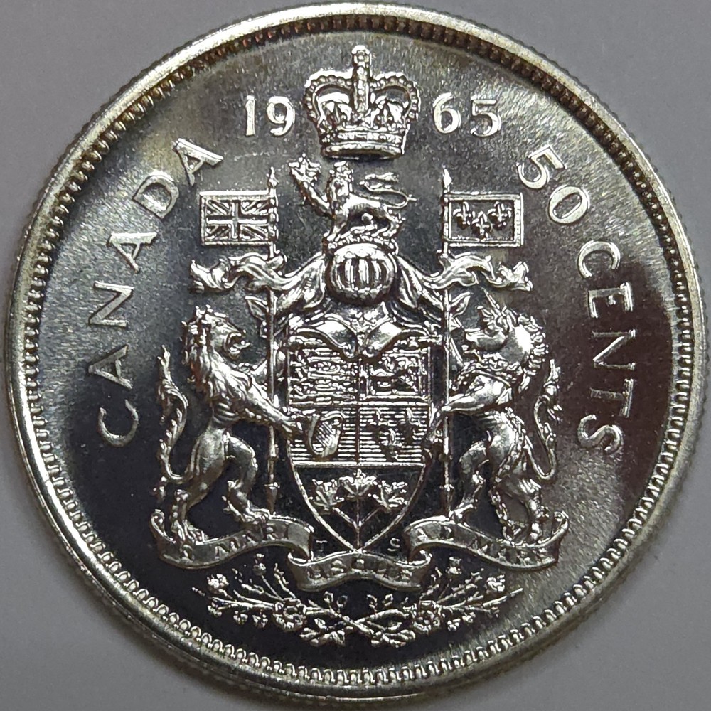 1965 Canada Silver 50 Cents - Proof (Lot#1)