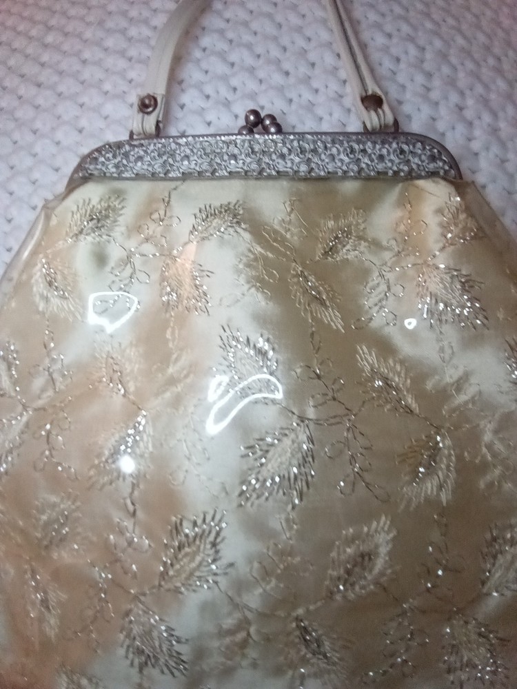 Vintage Hand Bag / Plastic Outer Cover