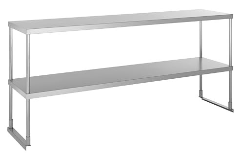 Kratos 12"x60" Double Overshelf for Worktables