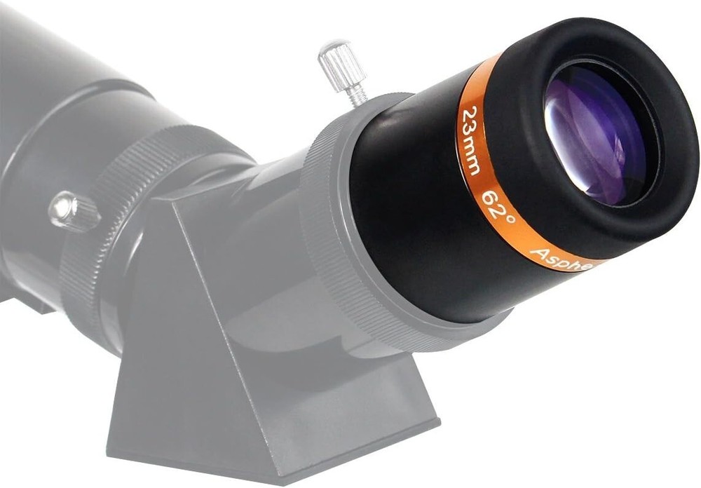 Lightweight 23mm Aspheric Eyepiece - Comfortable Viewing for Astronomers
