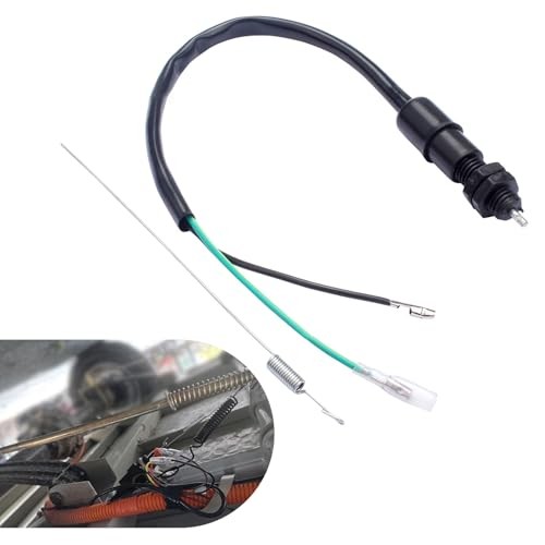 1 PC Rear Brake Light Switch Wire, 14.96 Inches Tail Light Switch with Spring