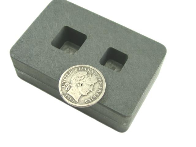 1/4 oz & 1/2oz Gold Bar High Density Graphite Tall Cube Mold Combo Copper(B80)