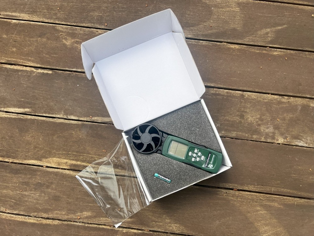 Professional Handheld Anemometer with Temperature & Humidity