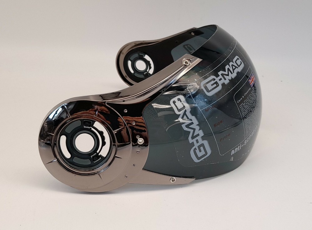 2 x G-MAC Costa AV Visor C/W Frame Black Visors