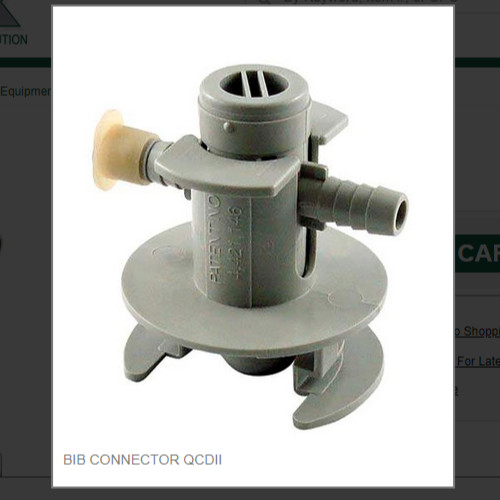 BIB CONNECTOR QCDII, #33020